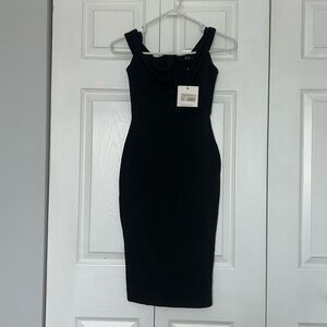 black dress
